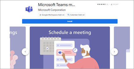 Izaberite Microsoft Teams za G Suite