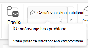 Snimak ekrana prilagođenog brzog koraka koji sadrži opis kada zadržite pokazivač iznad koraka