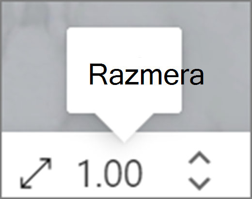 UI razmere