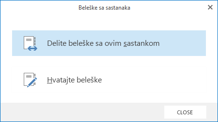 Deljenje beležaka