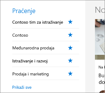 SharePoint Office 365 Praćenje