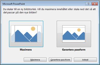 Garantera eller maximera passform