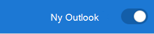 nytt outlook-växlingsknapp