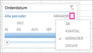 Tidsnivåpil