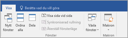 Klicka på Visa sida vid sida.