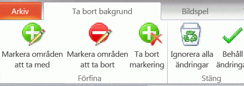 Fliken Ta bort bakgrund