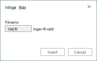 Infoga från den här enheten