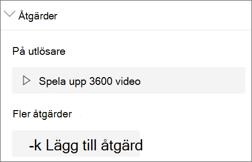 videoåtgärder