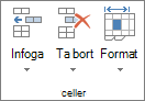 Gruppen Formatmallar på fliken Start