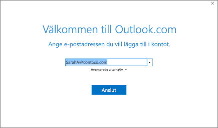 Välkommen till Outlook