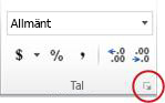 Dialogruteikonen i gruppen Tal