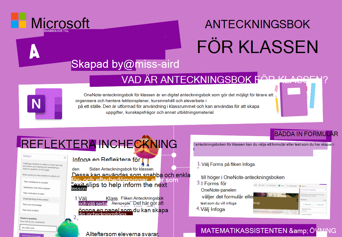 anteckningsbok för klassen