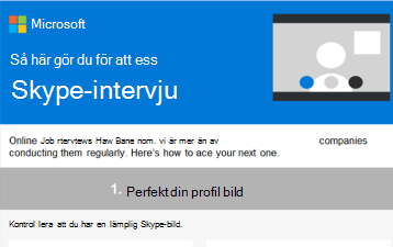 Checklista för Skypeintervjuer