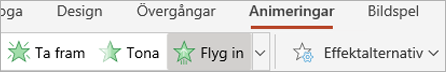 Lägga till animering