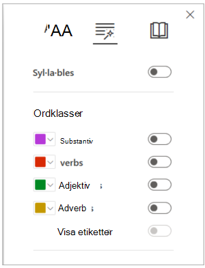 ImmersiveReaderPartsofSpeech