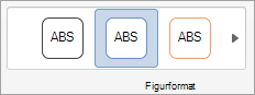 Alternativ i gruppen Figurformat