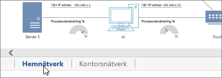 Sidflikar i det nedre vänstra hörnet