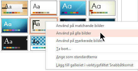 Använd på alla bilder