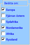 Exempel på en kryssruta i ActiveX