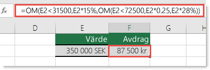 Exempel på en välformulerad OM-sats