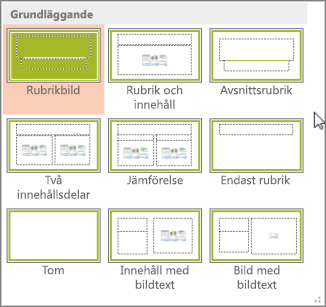 Bildlayouter i PowerPoint