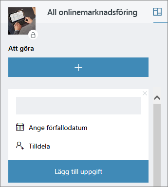 Lägg till uppgifter