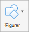 Knappen Figurer på fliken Infoga