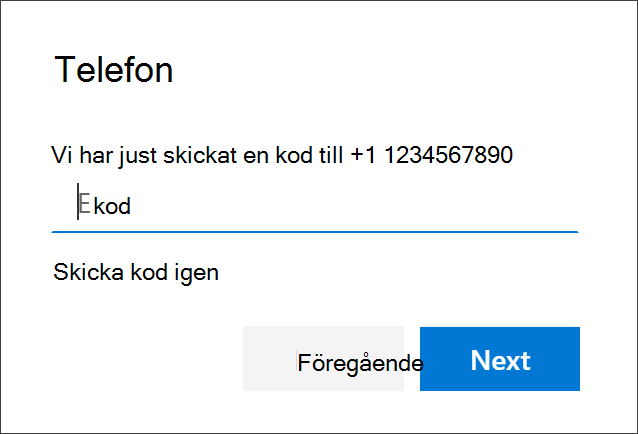 Lägga till telefonnummer och välja SMS