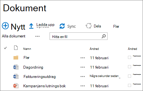 SharePoint-webbplatsbibliotek