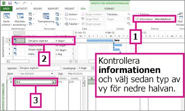 Grafik: dela ett fönster för en kombinerad vy