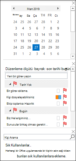 To-Do çubuğunu düzenle