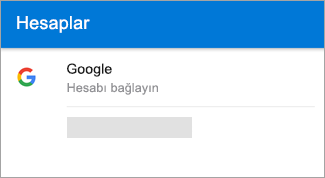 Android için Outlook otomatik olarak Gmail hesabınızı bulabilir.