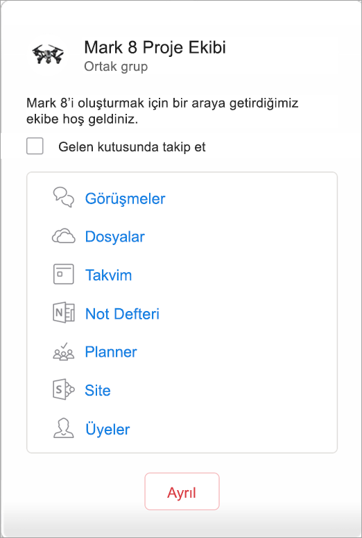 Üye ekleme gösterimi