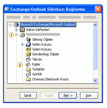 Exchange/Outlook Sihirbazı