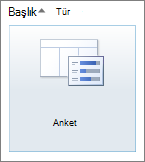 SharePoint 2010 Anket simgesi