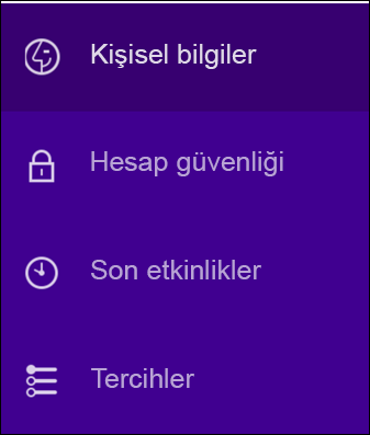 Yahoo hesabı güvenlik ayarlarınızı değiştirin