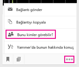 Bir belgenin kiminle paylaşıldığını görün veya değiştirin