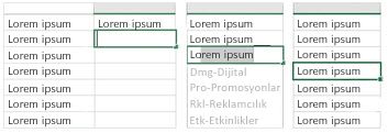 hızlı doldurma iş başında