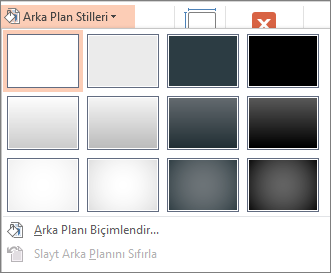 PowerPoint arka plan slaytları