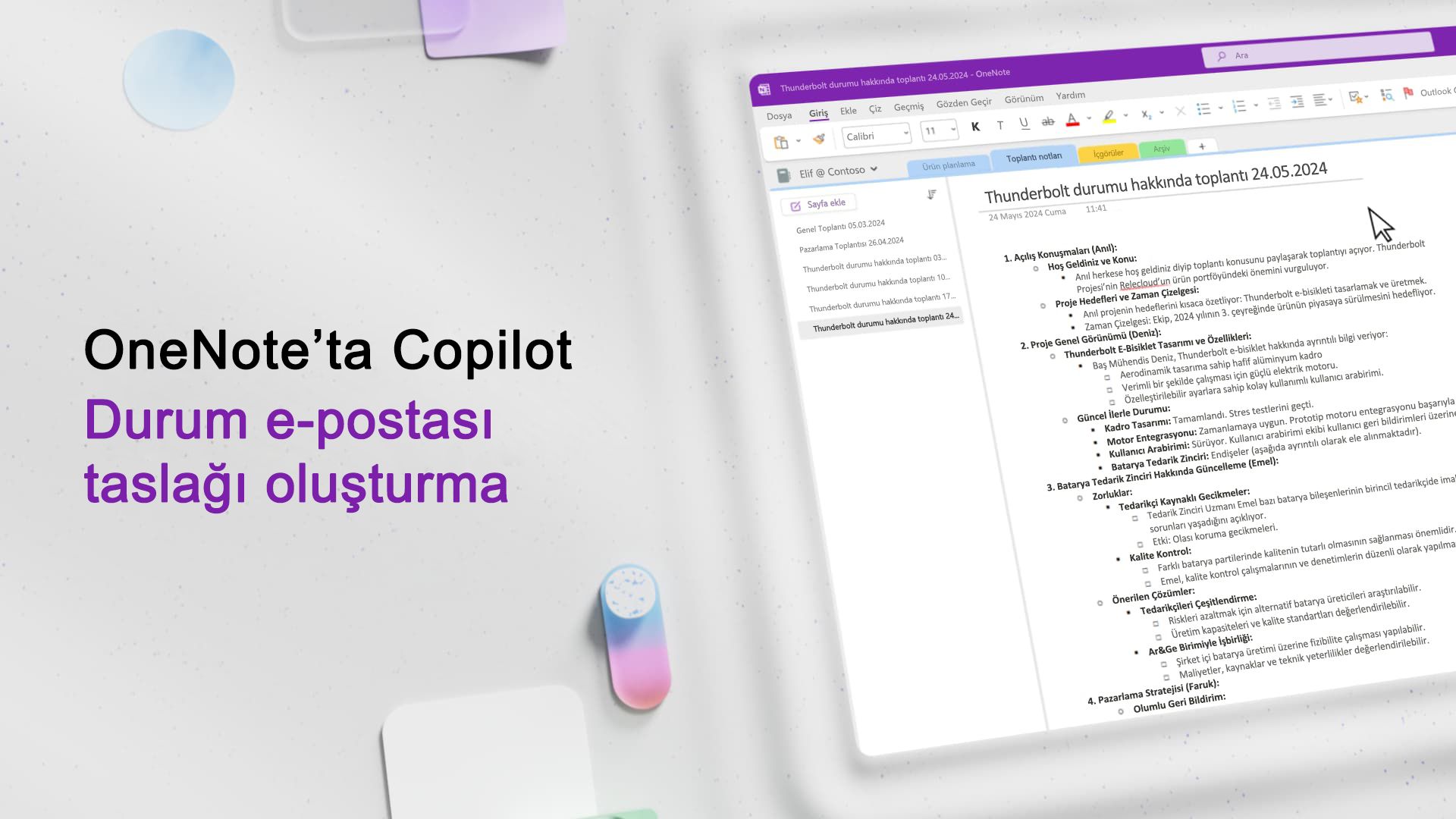 Video: OneNote'ta Copilot ile taslak ve e-posta