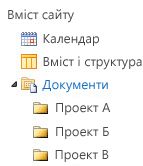 Подання дерева на сайті