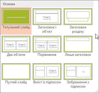 Макети слайдів у програмі PowerPoint