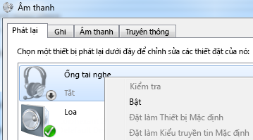 Ảnh chụp màn hình của thiết bị đã bật