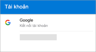 Outlook for Android có thể tự động tìm tài khoản Gmail của bạn.