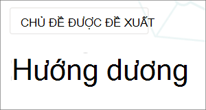 Hình ảnh chủ đề với biểu ngữ "được đề xuất"