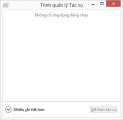 Mở Trình quản lý Tác vụ trong Windows 10