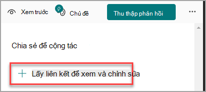 Lấy liên kết để xem