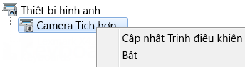 Ảnh chụp màn hình trình quản lý thiết bị