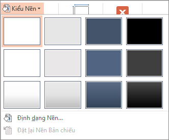Kiểu nền PowerPoint