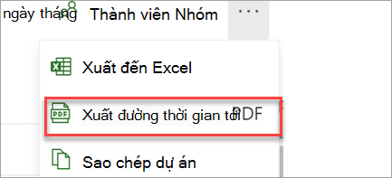 Xuất sang PDF